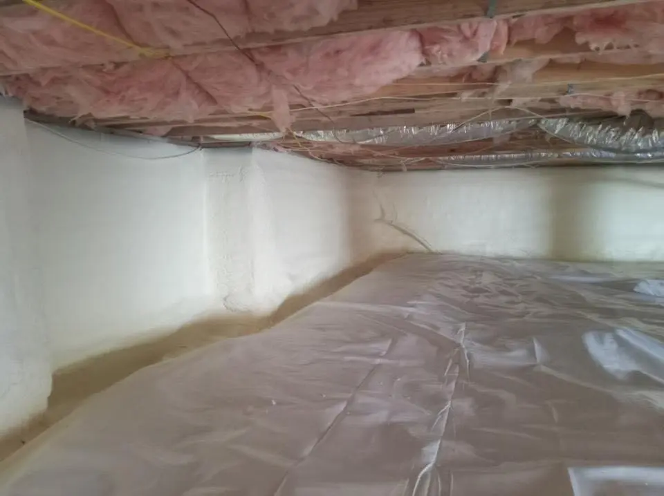 Crawl space encapsulation with closed-cell spray foam for Spray Foam Roofing Repair in Jurupa Valley